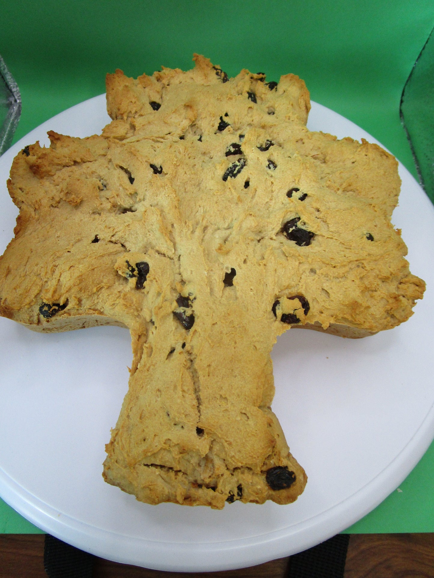 High Protein Irish Soda Bread, Gluten Free, Vegan, Dairy Free, Egg Free, Nut Free, Saint Patrick's Day, Sugar Free, Clover, Fitness Gifts