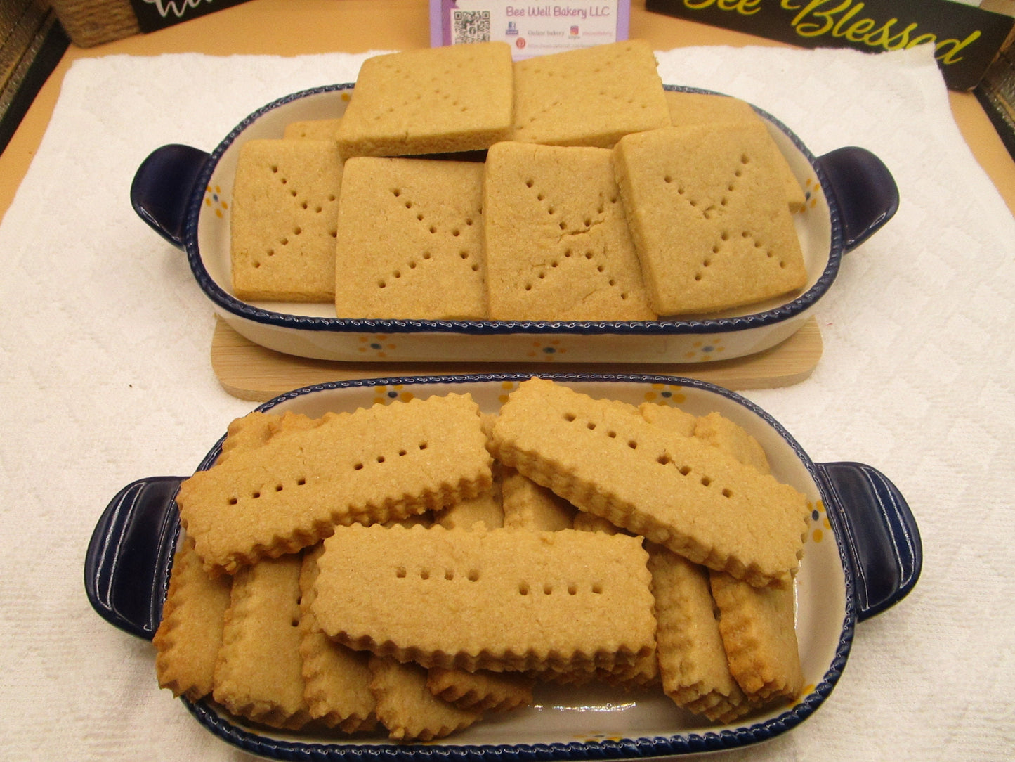 Gluten Free Shortbread Cookies, Dairy Free, Egg Free, Vegan, Nut Free, Scottish Biscuit, Dessert, Birthday, Grandparent's Day, Organic, Gift