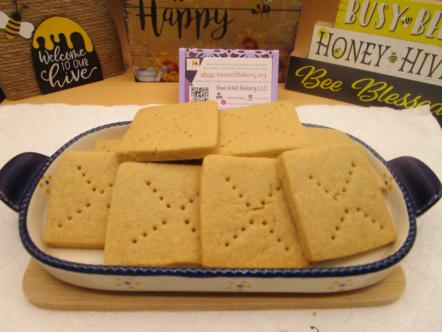 Gluten Free Shortbread Cookies, Dairy Free, Egg Free, Vegan, Nut Free, Scottish Biscuit, Dessert, Birthday, Grandparent's Day, Organic, Gift