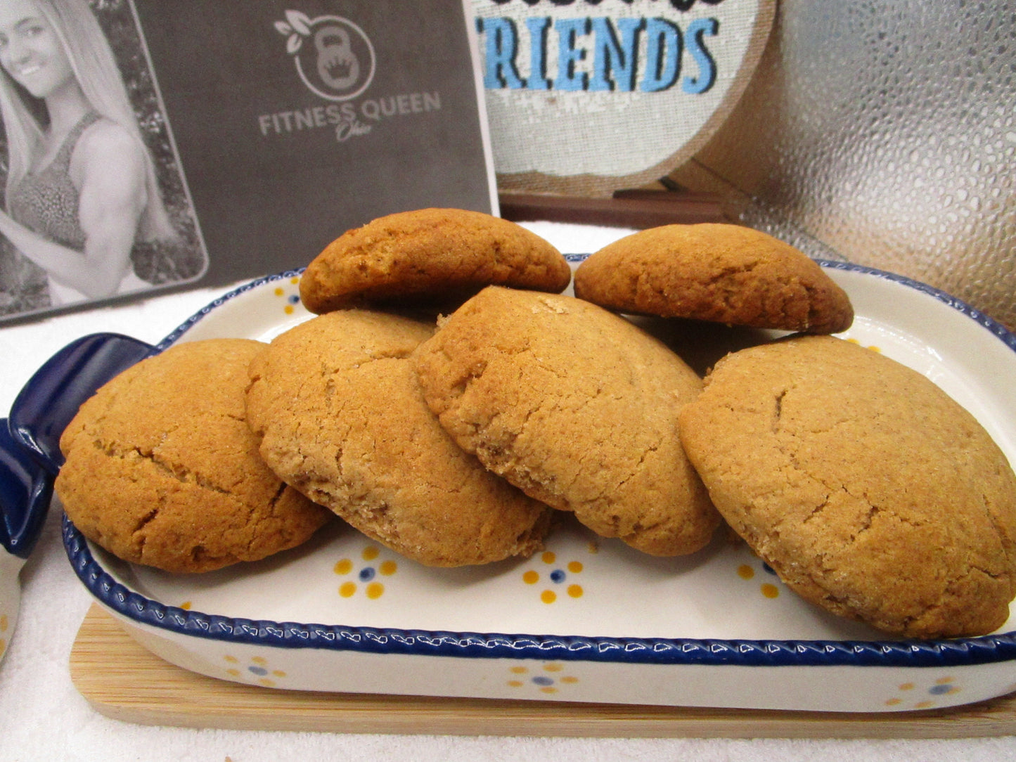 High Protein Pumpkin Spice Cookies, Vegan, Gluten Free, Dairy Free, Sugar Free, Anabolic, Post Workout Snack, Low Carb, Fitness Queen, Gifts