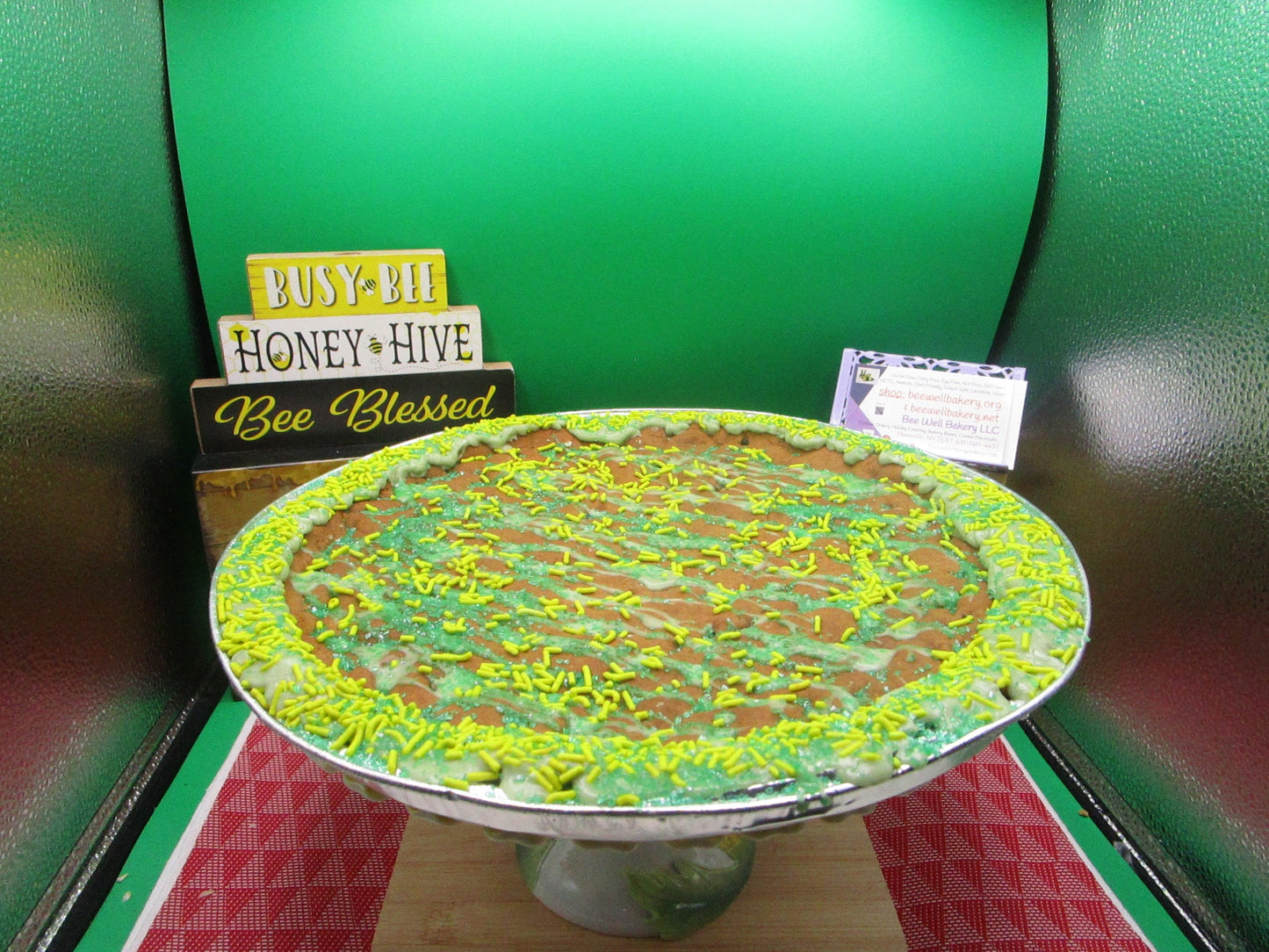 Gluten Free Jumbo Cookie Cake, Dairy Free, Egg Free, Nut Free, Vegan, Birthday Party, Thanksgiving, Christmas, New Years, AIP Paleo, Dessert