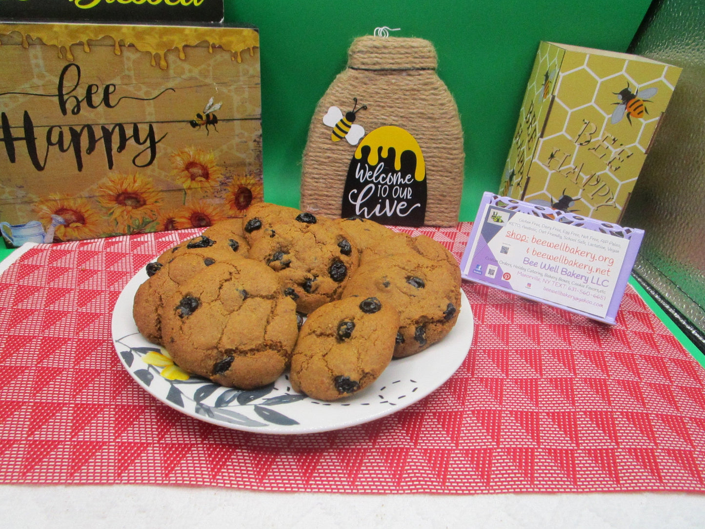Grain Free Blueberry Vanilla Cookies, Gluten Free, Dairy Free, Egg Free, Tiger Nut, Autoimmune Protocol, Soft Baked, Mother's Day, AIP Paleo