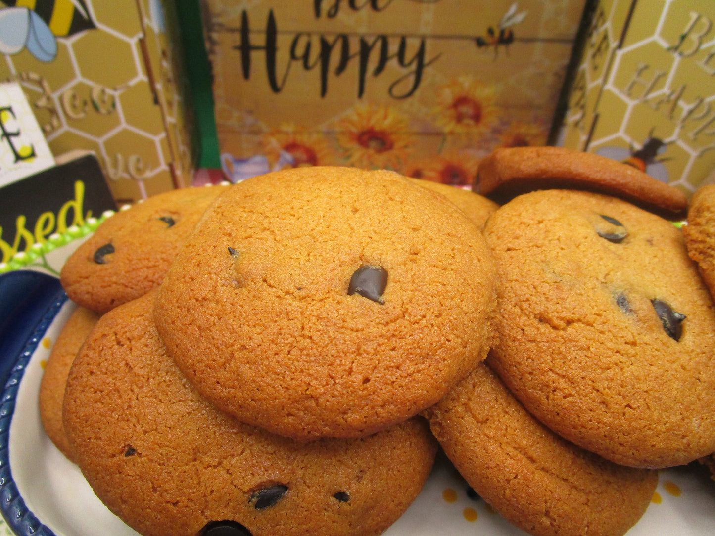 Gluten Free Cashew Cookies, Carob Chip, Vegan, Egg Free, Dairy Free, Healthy Snacks, Fitness, Agave Sugar, Soft & Chewy, Lunch Box Essential