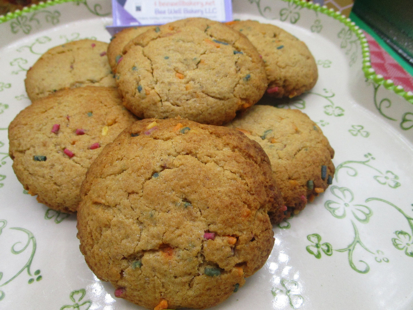 High Protein, Fitness Queen Cookie, Vanilla Birthday Cake, Vegan, Gluten Free, Dairy Free, Sugar Free, Anabolic, Collagen, Post Workout