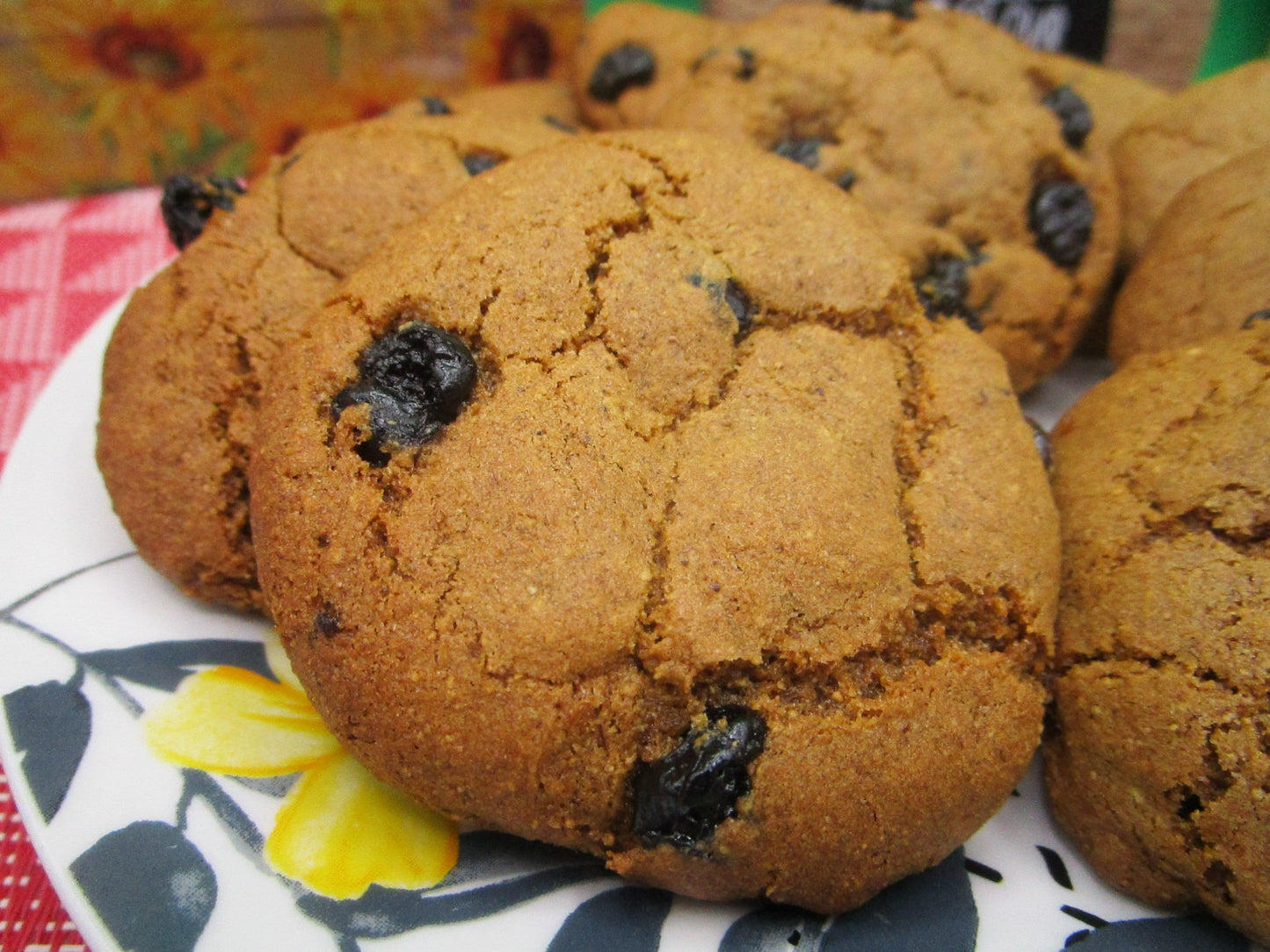 Grain Free Blueberry Vanilla Cookies, Gluten Free, Dairy Free, Egg Free, Tiger Nut, Autoimmune Protocol, Soft Baked, Mother's Day, AIP Paleo