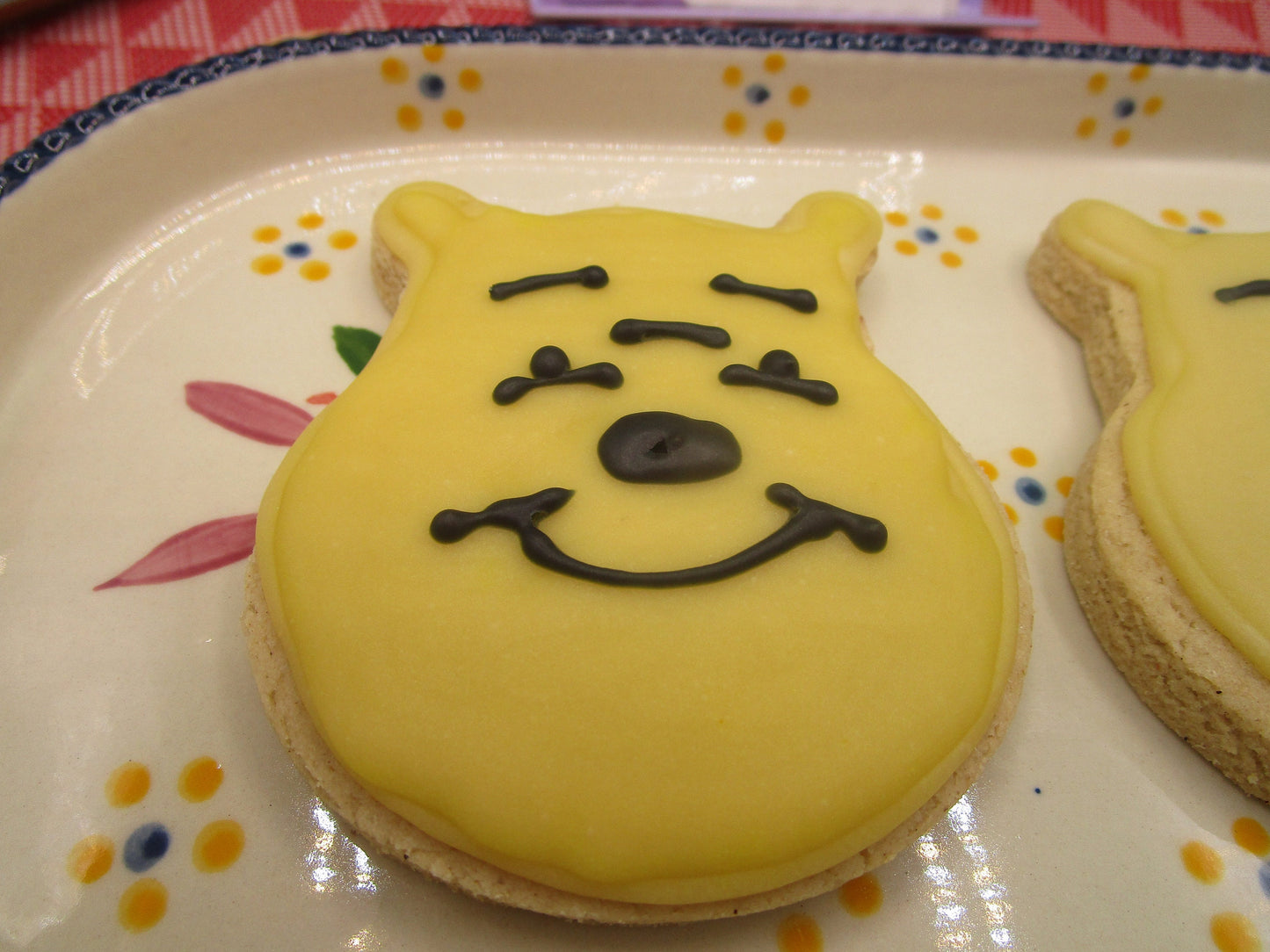 Winnie Pooh Sugar Cookies, Gluten Free, Dairy Free, Egg Free, Vegan, Nut Free, Birthday Party, Baby Shower, Custom Orders, Party Favors