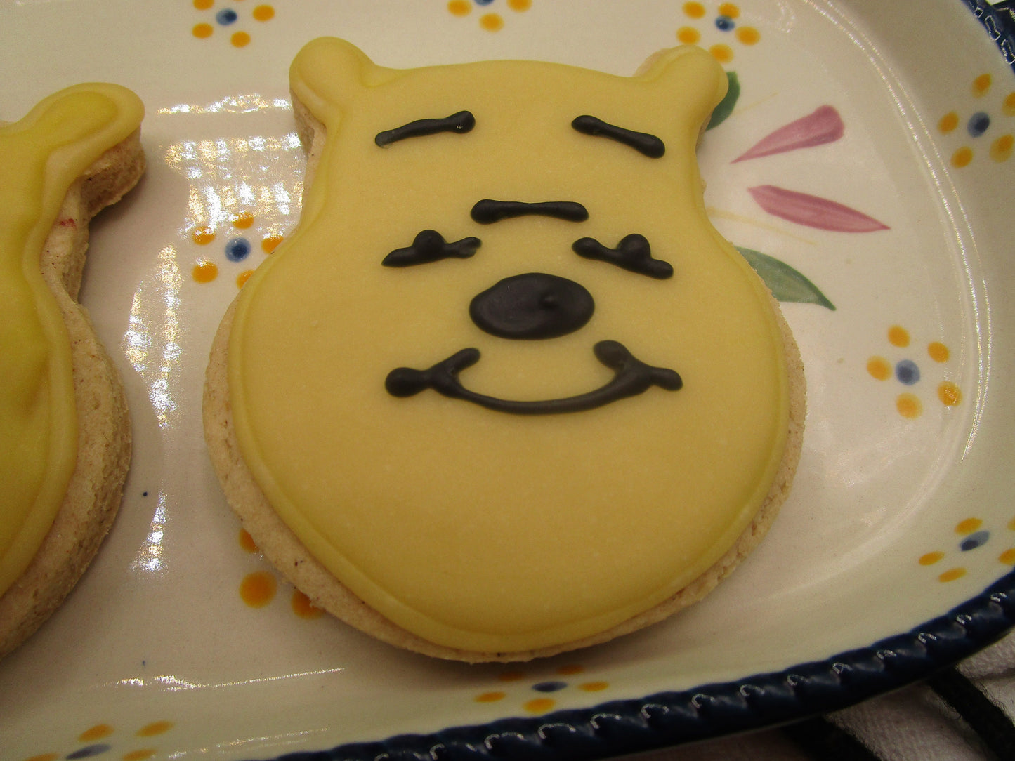 Winnie Pooh Sugar Cookies, Gluten Free, Dairy Free, Egg Free, Vegan, Nut Free, Birthday Party, Baby Shower, Custom Orders, Party Favors