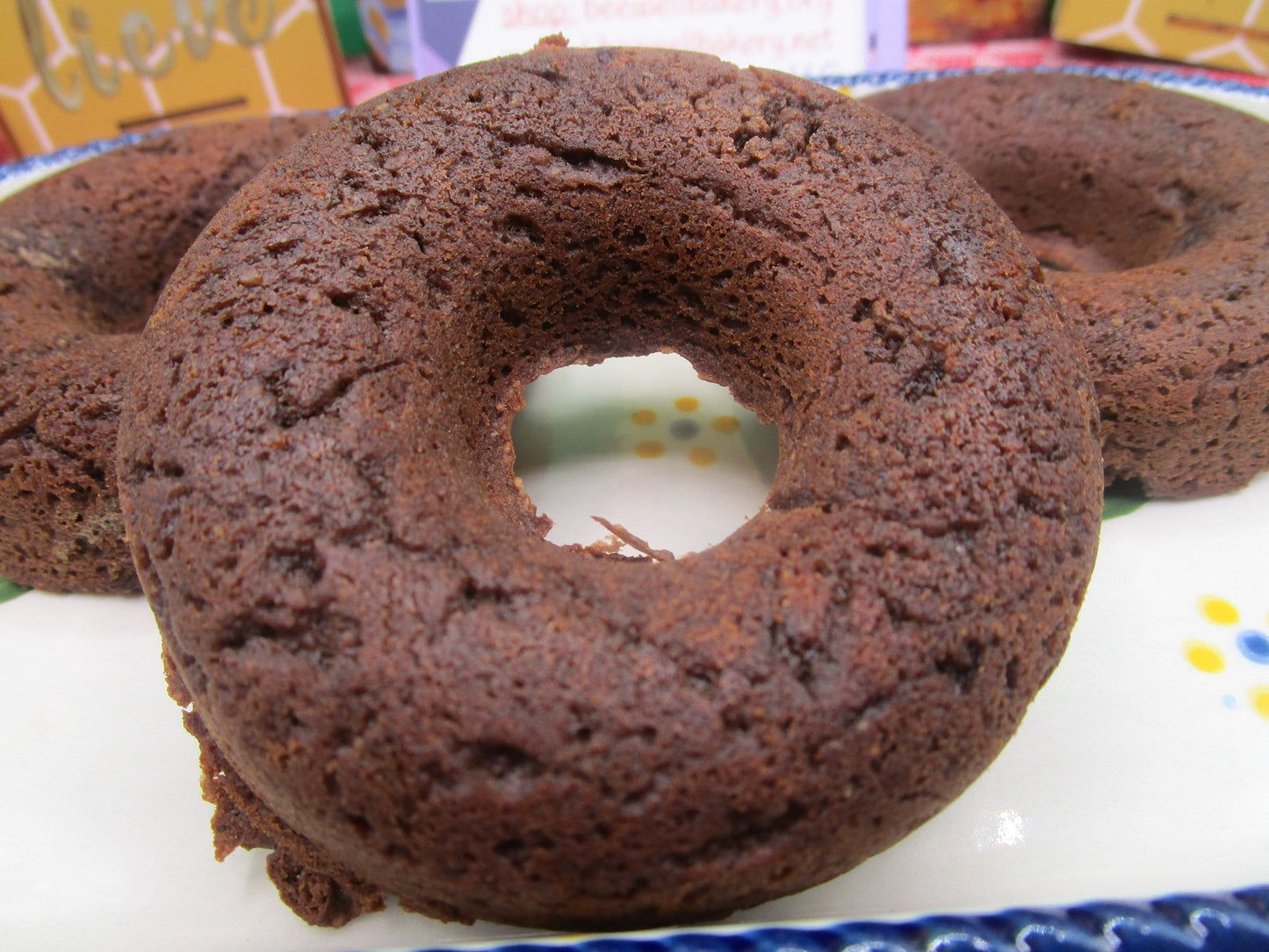 High Protein Donuts, Chocolate, Grain Free, Gluten Free, Dairy Free, Egg Free, Vegan, Collagen, Sugar Free, Low Carb, Glazed, Powdered, Gift