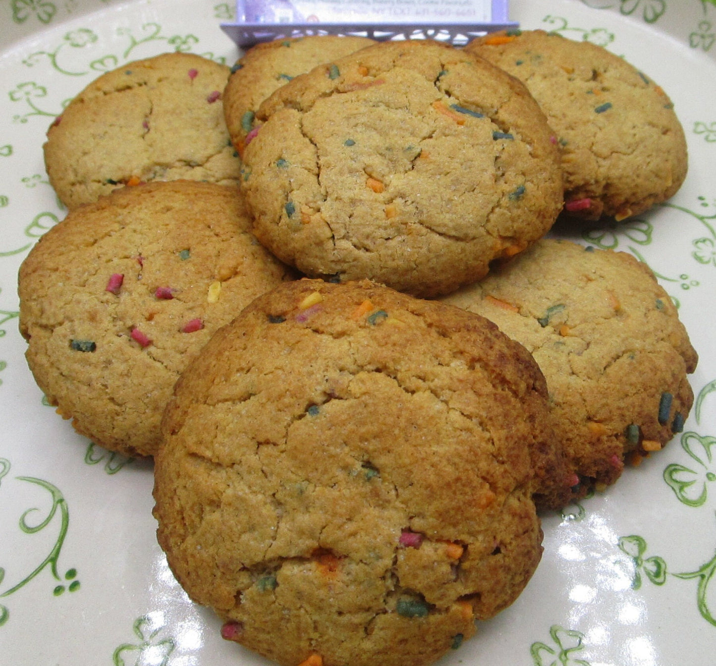 High Protein, Fitness Queen Cookie, Vanilla Birthday Cake, Vegan, Gluten Free, Dairy Free, Sugar Free, Anabolic, Collagen, Post Workout