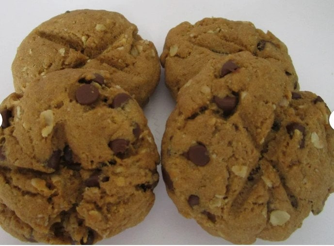 Protein Cookies, Chocolate Chip, Gluten Free, Dairy Free, Egg Free, Nut Free, Low Carb, Fitness Gift, Anabolic, Low Sugar, Father's Day Gift