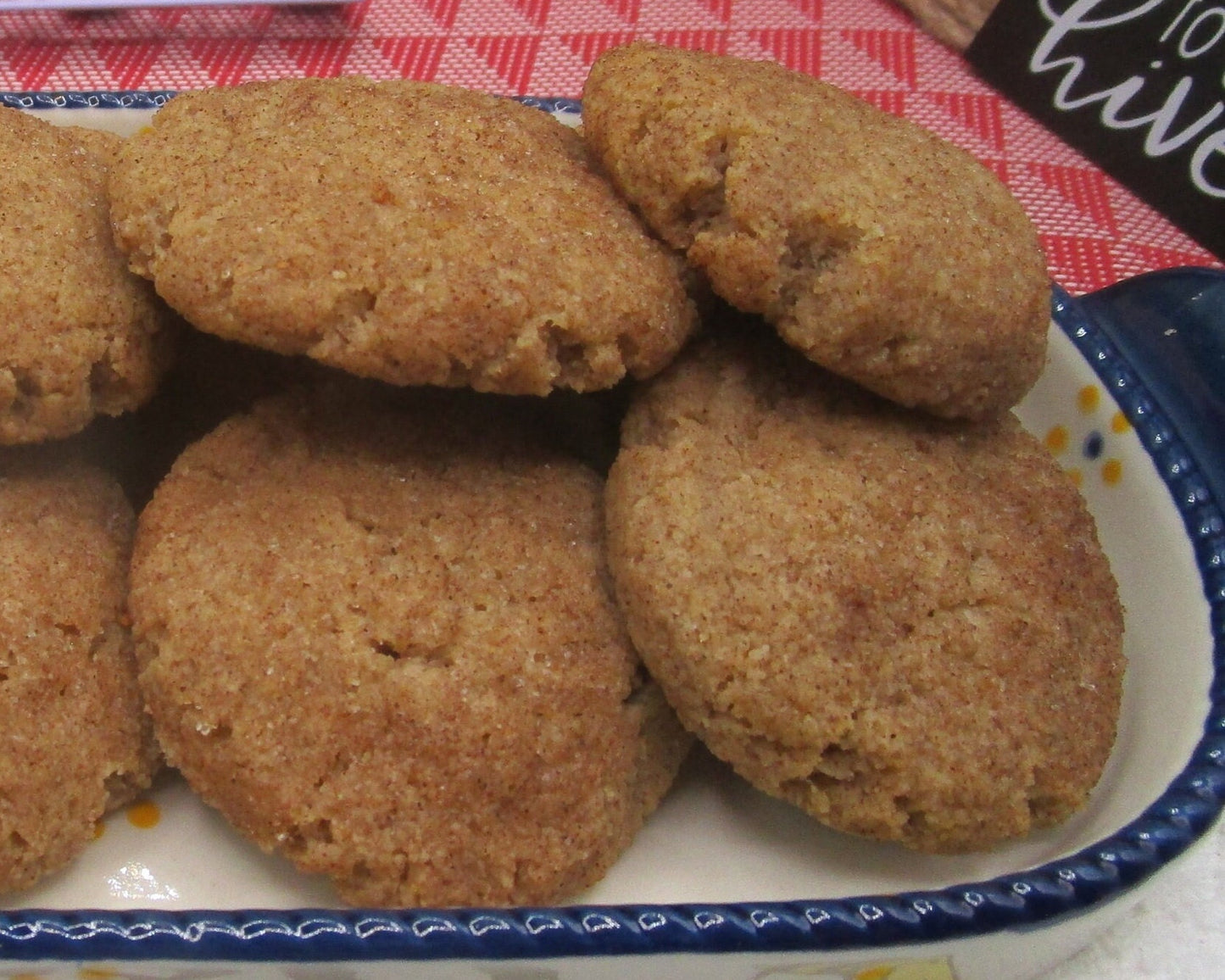 KETO, Grain Free Cookie, Snickerdoodle, Gluten free, Vegan, Egg Free, Dairy Free, Sugar Free, Low Carb, Father's Day Gift, Cinnamon, snacks
