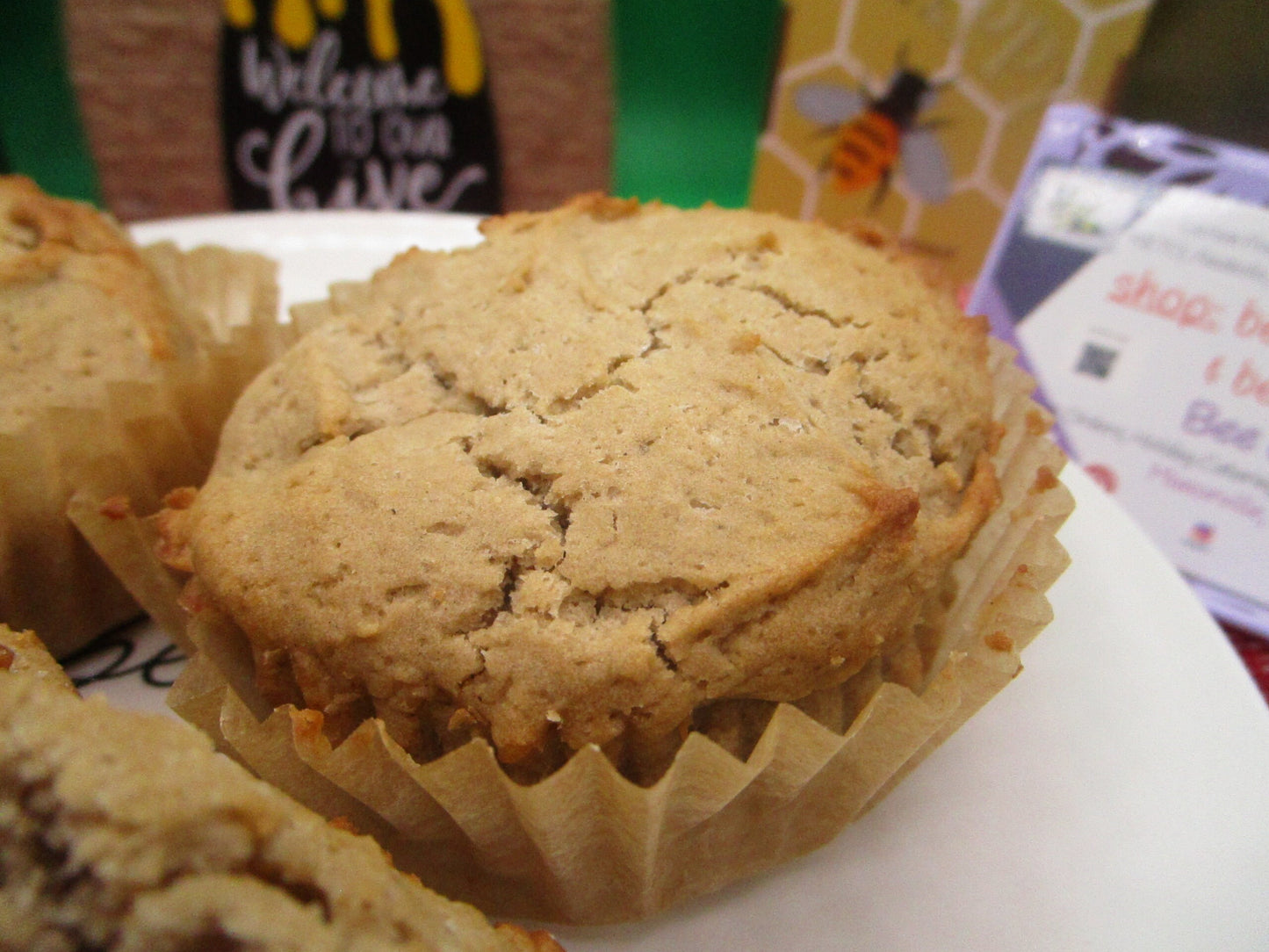 High Protein Muffins, Gluten Free, Sugar Free, Dairy Free, Egg Free, Monk Fruit, Vegan Collagen, Blueberry, Fitness Gifts, Valentine's Day