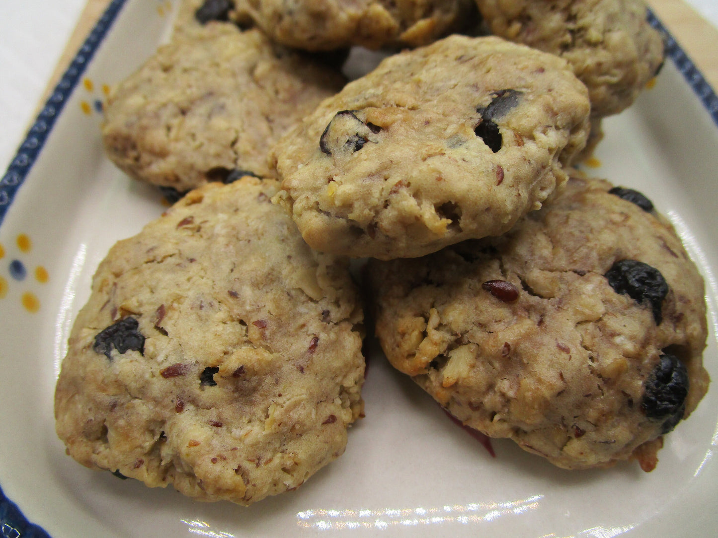 Lactation Cookies, Blueberry Vanilla, Gluten Free, Vegan, Dairy Free, Egg Free, Breastfeeding, Brewer's Yeast, Flaxseed, Nursing Mom Gift
