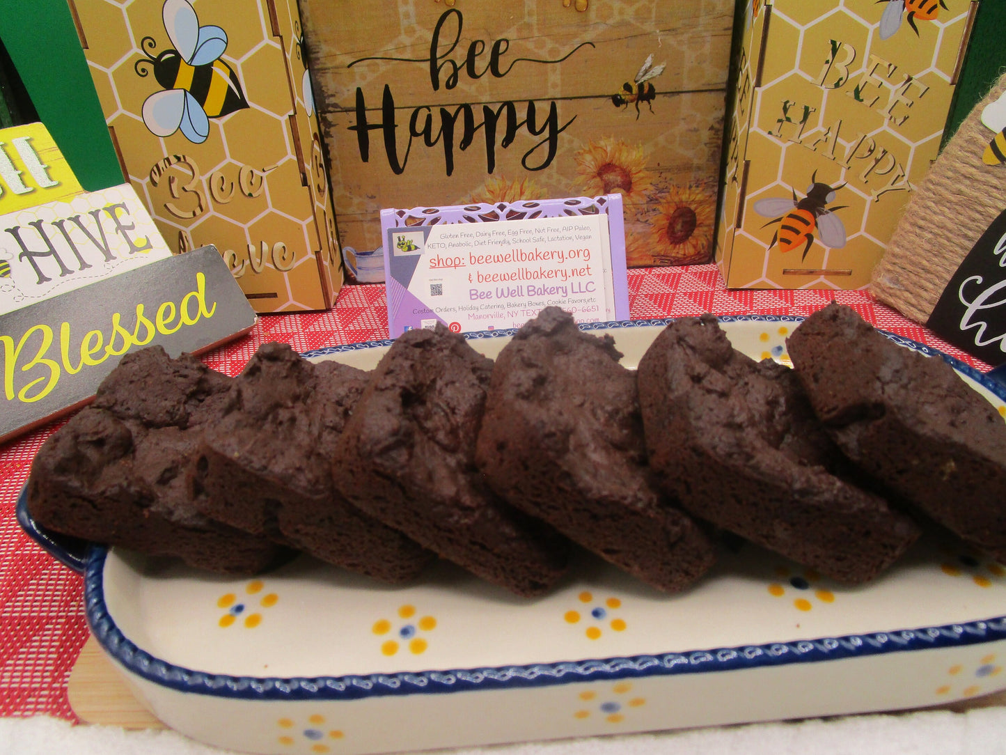 Sugar Free Brownies, Gluten Free, Vegan, Dairy Free, Egg Free, Walnuts, Macadamia, Pecan, Birthday Gifts, Healthy Snacks, Low Carb dessert