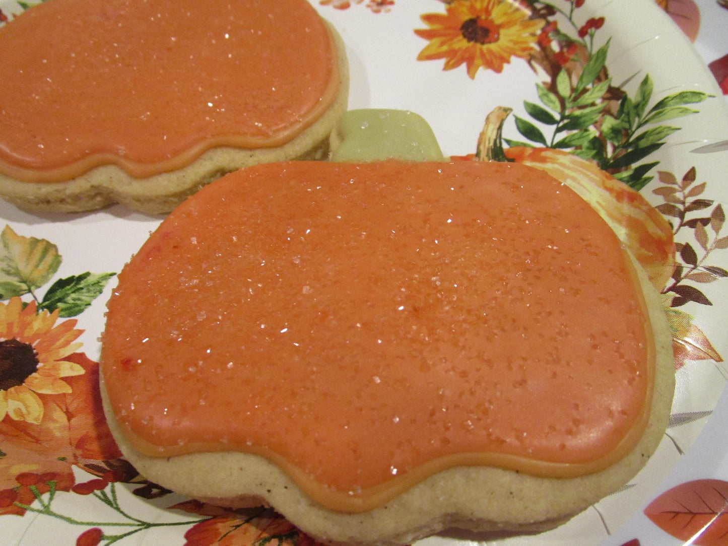 Gluten Free Sugar Cookies, Pumpkin Spice, Vegan, Dairy Free, Egg Free, Halloween Treats, Healthy Snacks, Thanksgiving Gifts, Party Favors