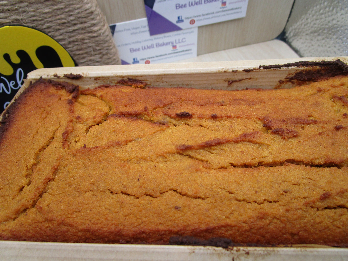 High Protein Pumpkin Bread, Sugar Free, Grain Free, Gluten Free, Dairy Free, Nut Free, Low Carb, Healthy Snack, Fitness Gift, Low Fat, Fiber