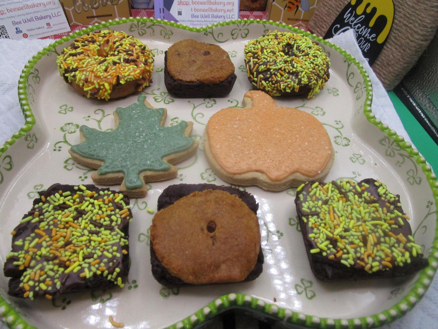Thanksgiving Party Packages, Gluten Free, Vegan, Fall, Dairy Free, Egg Free, Nut Free, Sugar Cookies, Brookies, Brownies, Healthy Desserts