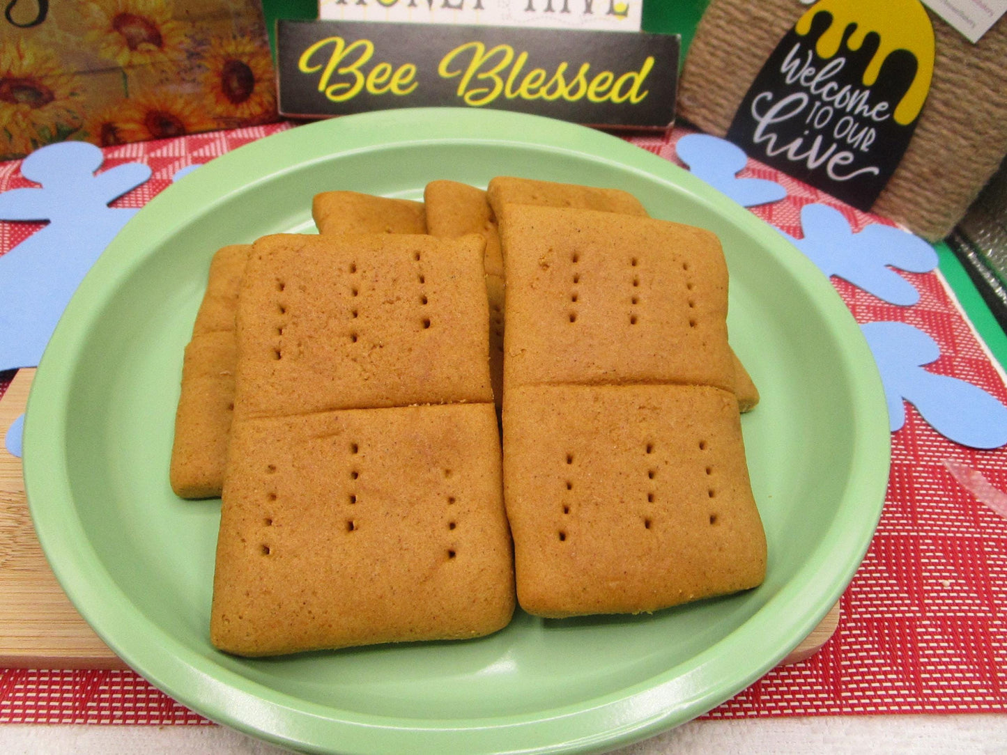 Gluten Free Graham Crackers, Vegan, Dairy Free, Egg Free, Nut Free, Organic, Healthy Snacks, Low Sugar, Cinnamon, Gingerbread,