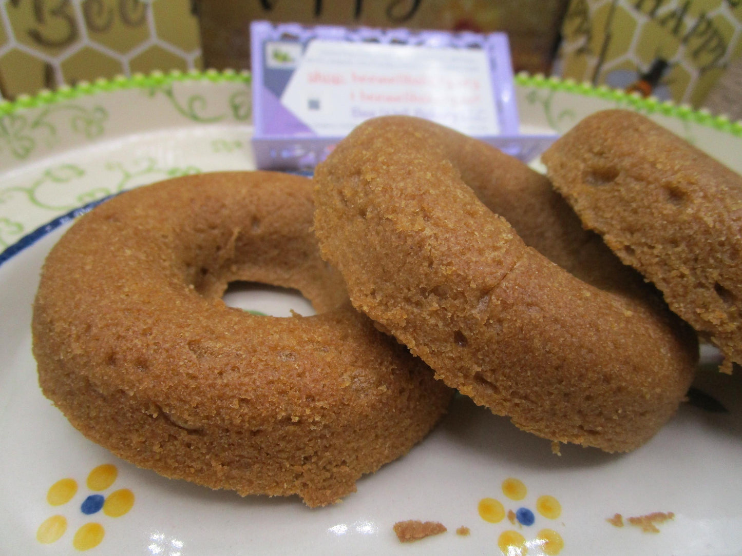 AIP Paleo Donuts, Grain Free, Gluten Free, Dairy Free, Vegan, Soft baked, Maple Sugar, Nut Free, Low FODMAP, Low Sugar snack, Wellness Gift