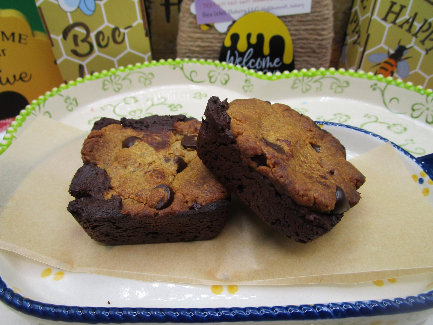 High Protein, Gluten Free, Brookie Brownie, Dairy Free, Sugar Free, Egg Free, Nut Free, Vegan, Valentine's Day, Fitness Gift, Low Fat Snacks