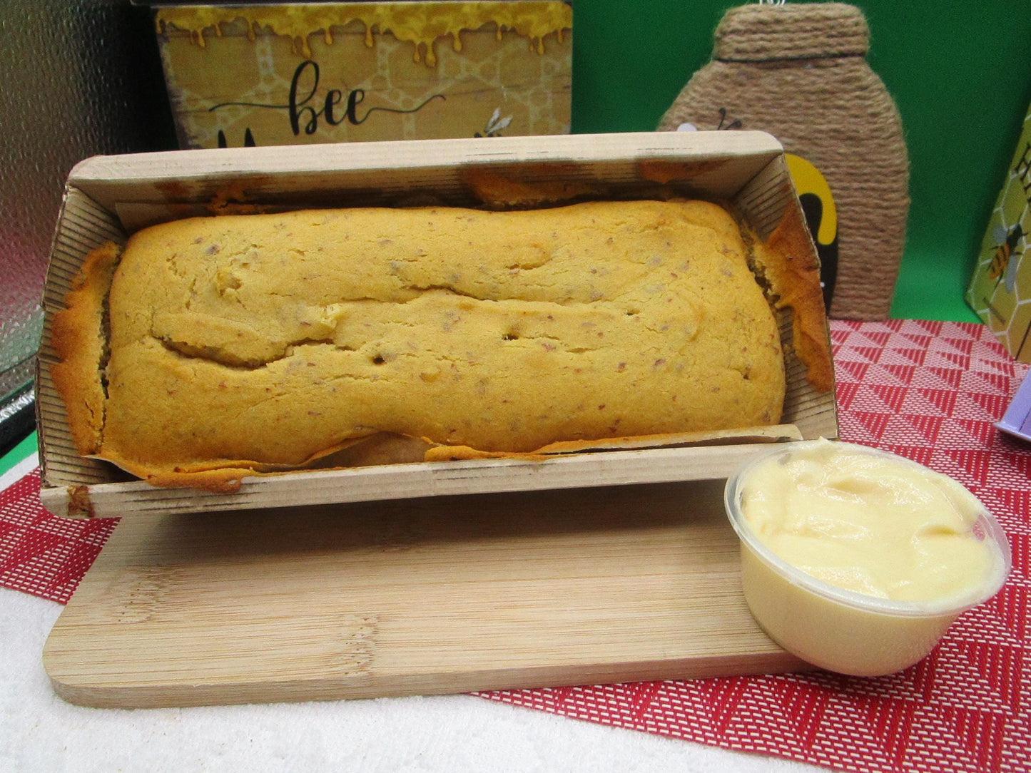 High Protein Pound Cake, Sugar Free, Gluten Free, Dairy Free, Egg Free, Nut Free, Vegan, Fitness Gift, Valentine's Day, Easter, Birthday