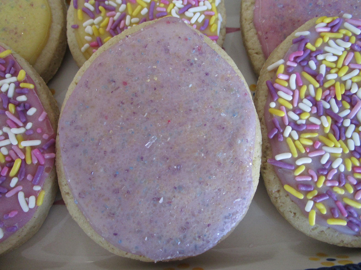 Easter Sugar Cookies, Iced, Gluten Free, Vegan, Egg Free, Dairy Free, Nut free, School Safe, Natural Sprinkles, Gift, Peeps, Basket, Bunny