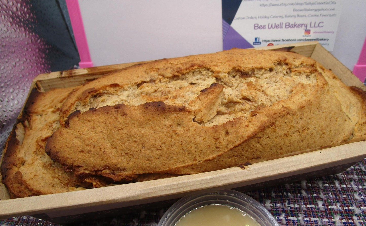 Gluten Free Cinnamon Roll Loaf, Dairy Free, Vegan, Egg Free, Nut Free, Low Sugar, Easter Brunch, Mother's Day Gifts, Cinnamon Buns, Low Fat