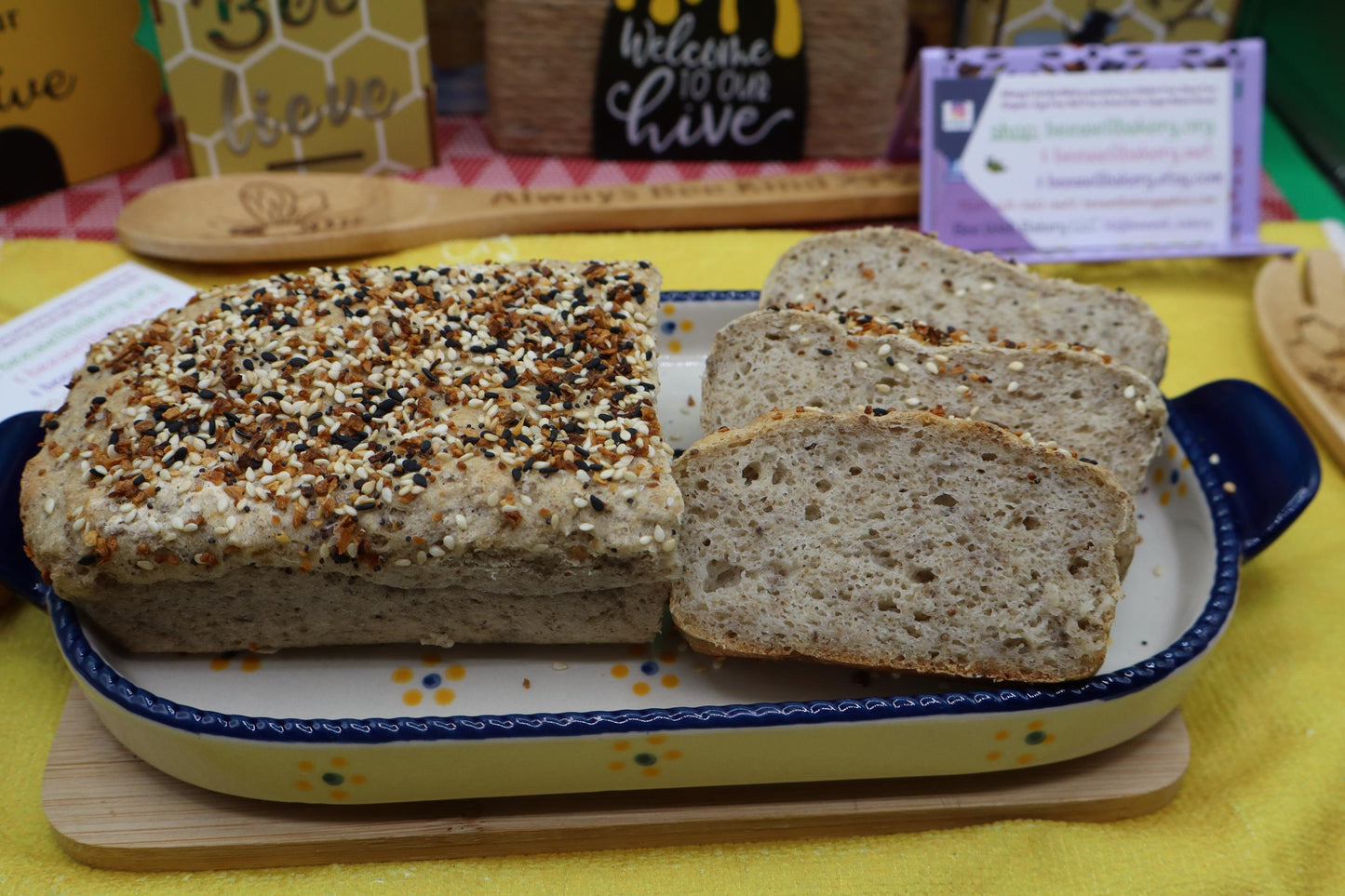 Gluten Free Bread, Dairy Free, Egg Free, Nut Free, Vegan, Preservative Free, High Fiber, Organic, Everything, Allergy Friendly Bakery, Fresh