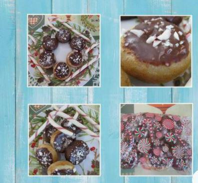 Gluten Free Donuts, Candy Cane, Dairy Free, Vegan, Egg Free, Nut Free, School safe Snacks, Christmas Party Treats, Allergy Friendly Gifts