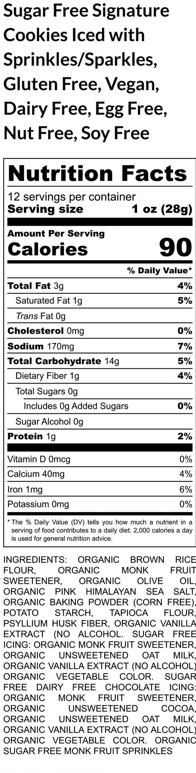Sugar Free Cookie, Gluten Free, Dairy Free, Egg Free, Nut Free, Dessert, Birthday, Erythritol Free, Low Calorie, Dessert, Grandparents Day