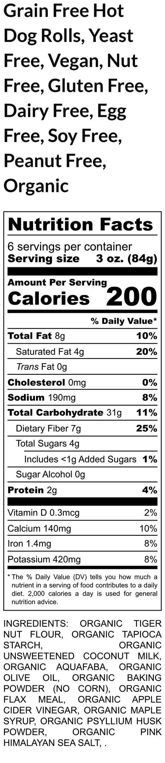 Gluten Free Hot Dog Bun, Rolls, Vegan, Dairy Free, Egg Free, Nut Free, No Sugar, Mini Subs, BBQ, Sandwich, Memorial Day, Camping,