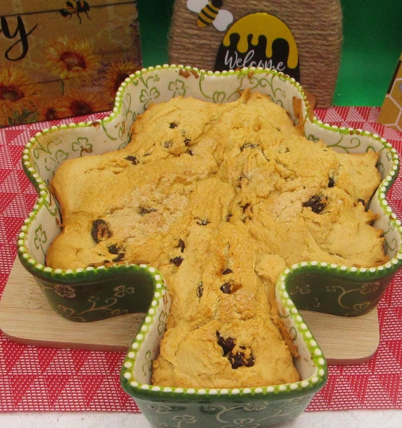 Irish Soda Bread, Gluten Free, Dairy Free, Vegan, Egg Free, Nut Free, Saint Patrick's Day, No Refined Sugar, Sugar Free, Irish Gifts, Clover