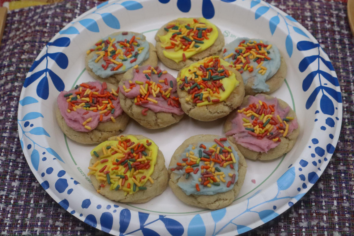Gluten Free Butter Sugar Cookies, Dairy Free, Nut Free, Oat Free, Birthday Gift, Low Fat, Natural Color, July 4th desserts, Graduation Party
