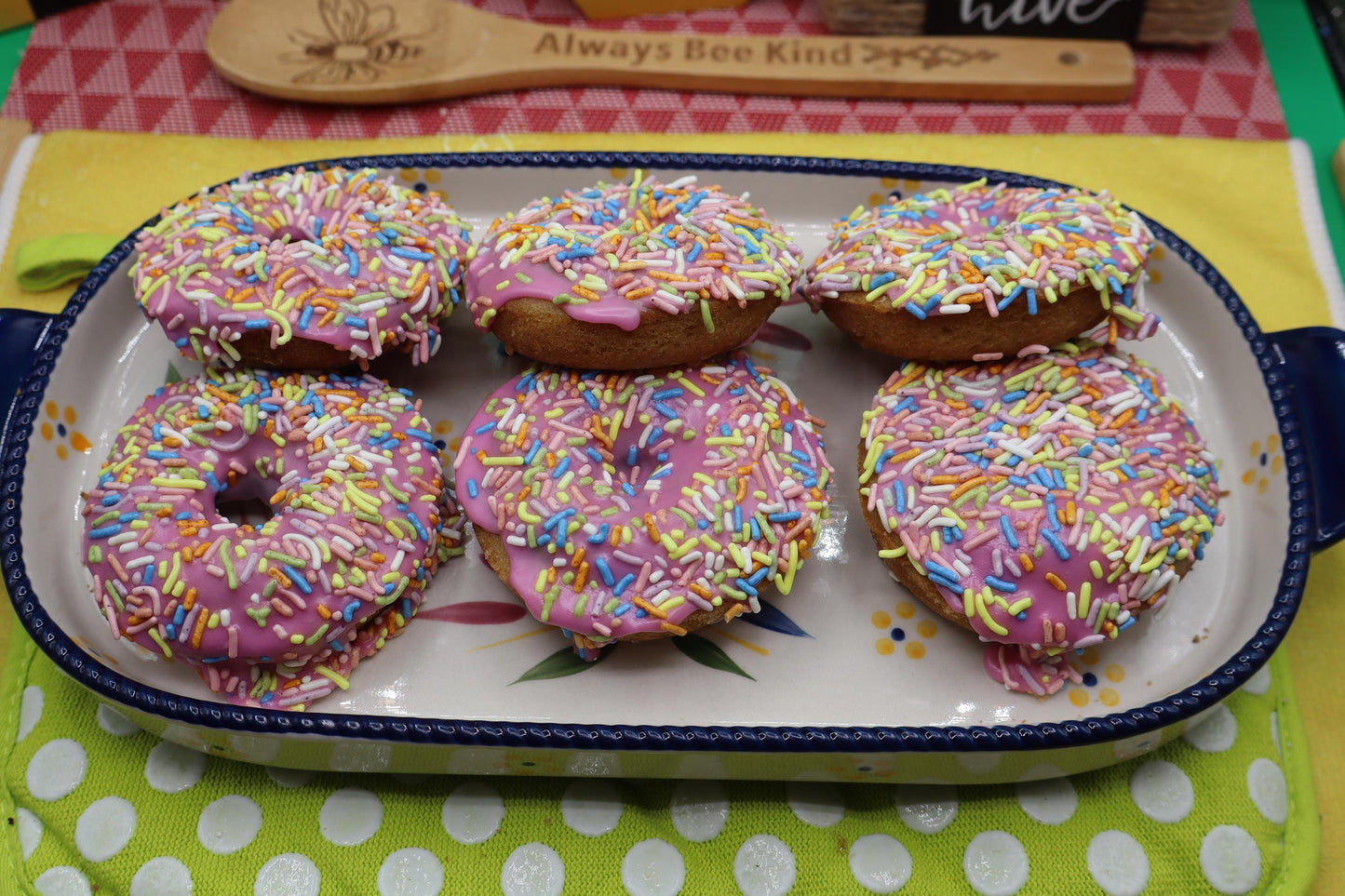 Gluten Free Donuts, Coconut Sugar, Dairy Free, Egg Free, Nut Free, Vegan, Plant Based Sprinkles, Birthday Gifts, Graduation Party, low Sugar
