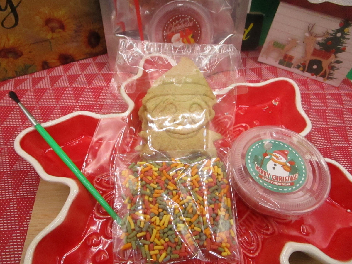 Gluten Free Cookie Decorating Kit, ELF, Dairy Free, Vegan, Nut Free, Egg Free, Allergy Friendly Christmas Gift, Class Party kit, Sugar Free