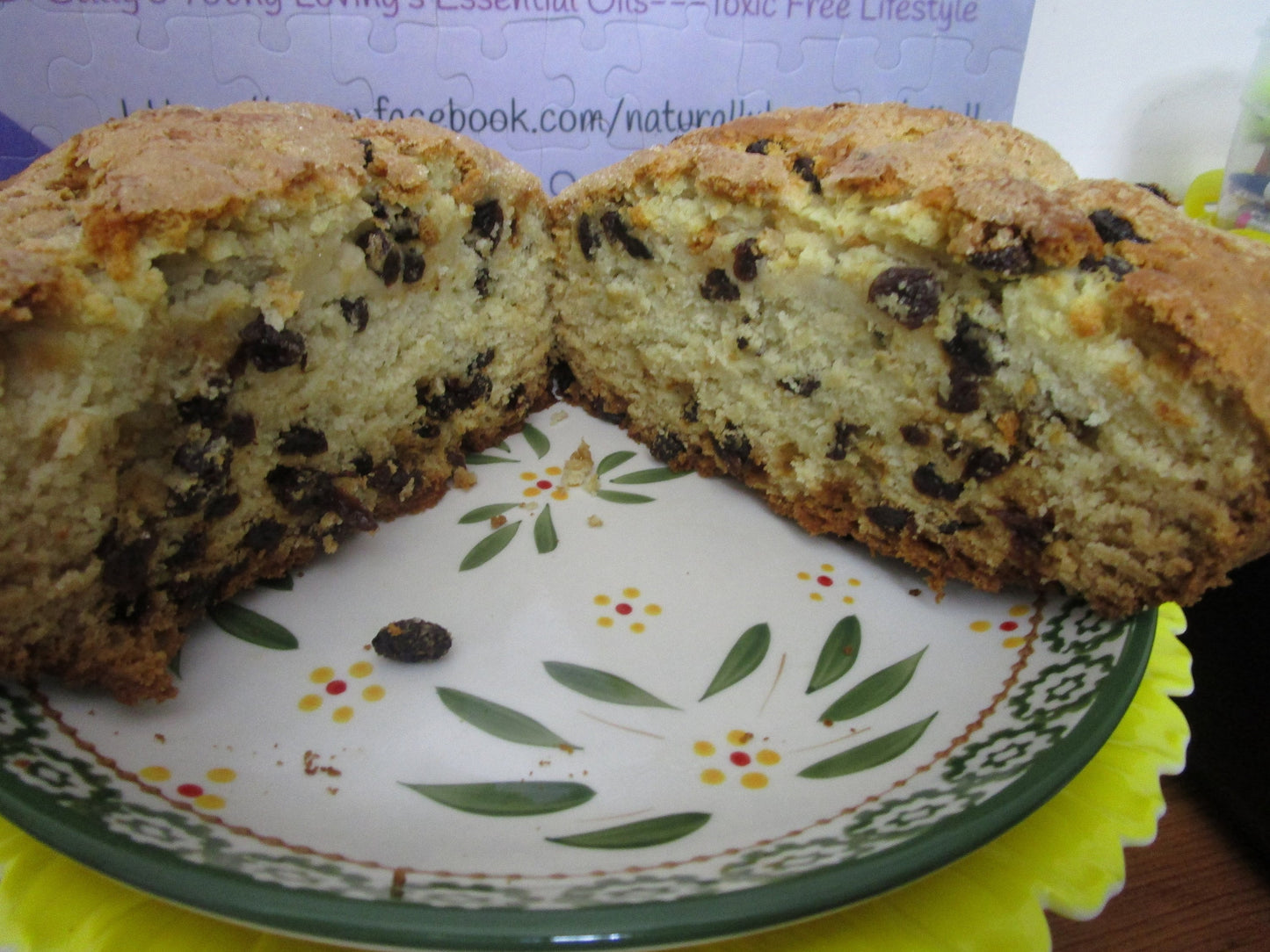 Sugar Free Irish Soda Bread, Gluten Free, Vegan, Dairy Free, Egg Free, Saint Patrick Day, No Refined Sugar, No Erythritol, Allulose, Clover