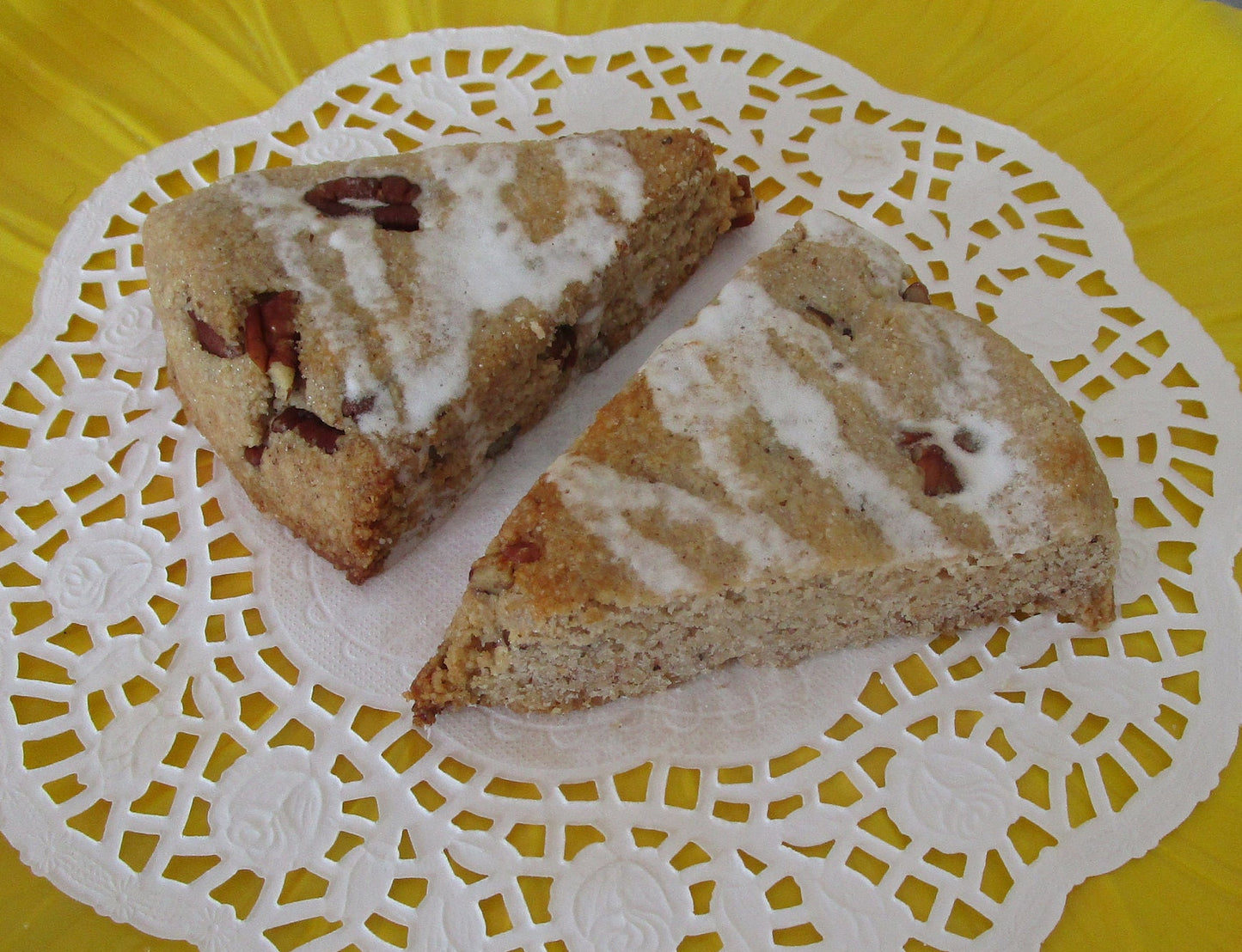 Sugar Free, Scones, Maple Pecan, Gluten Free, Egg Free, Dairy Free, Erythritol Free, Holiday Brunch, Low Calorie, Fall Dessert, Low Carb