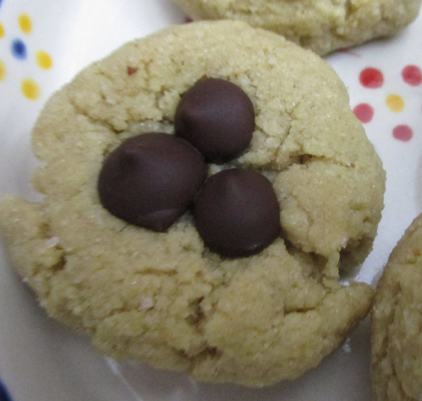 KETO Cookies, Peanut Butter Blossoms, Gluten Free, Egg Free, Dairy Free, Sugar Free, Vegan, Low Carb, Erythritol Free, dessert, graduation