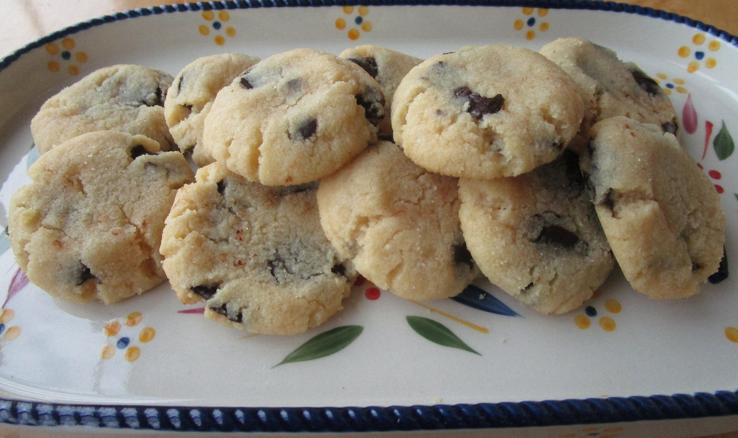 KETO Cookies, Chocolate Chip, Gluten Free, Dairy Free, Egg Free, Vegan, Birthday, Sugar Free Dessert, Low calorie, weight loss, Low carb