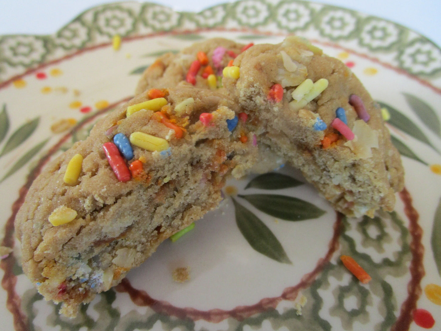 Protein Cookie, Gluten Free, Dairy Free, Egg Free, Anabolic diet, Vanilla, Birthday Cake, Collagen, No Refined Sugar, Vegan, Low Calorie,