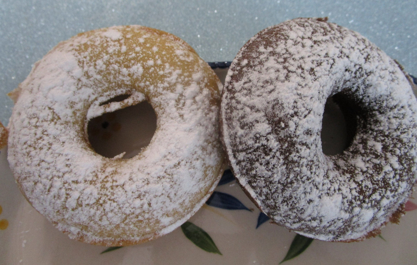 Powdered Donuts, Gluten Free, Egg Free, Dairy Free, Chocolate, Vanilla, Vegan, Nut Free, School Safe, Wedding Brunch, Grandparent's Day Gift