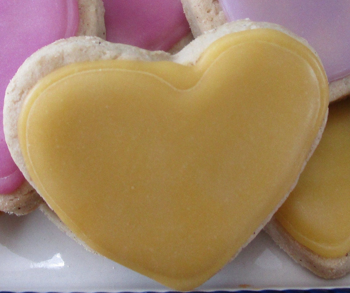 Heart Sugar Cookies, Gluten Free, Vegan, Egg Free, Dairy Free, School Safe, Wedding, Bridal, Engagement, Anniversary, Love, Proposal, Party