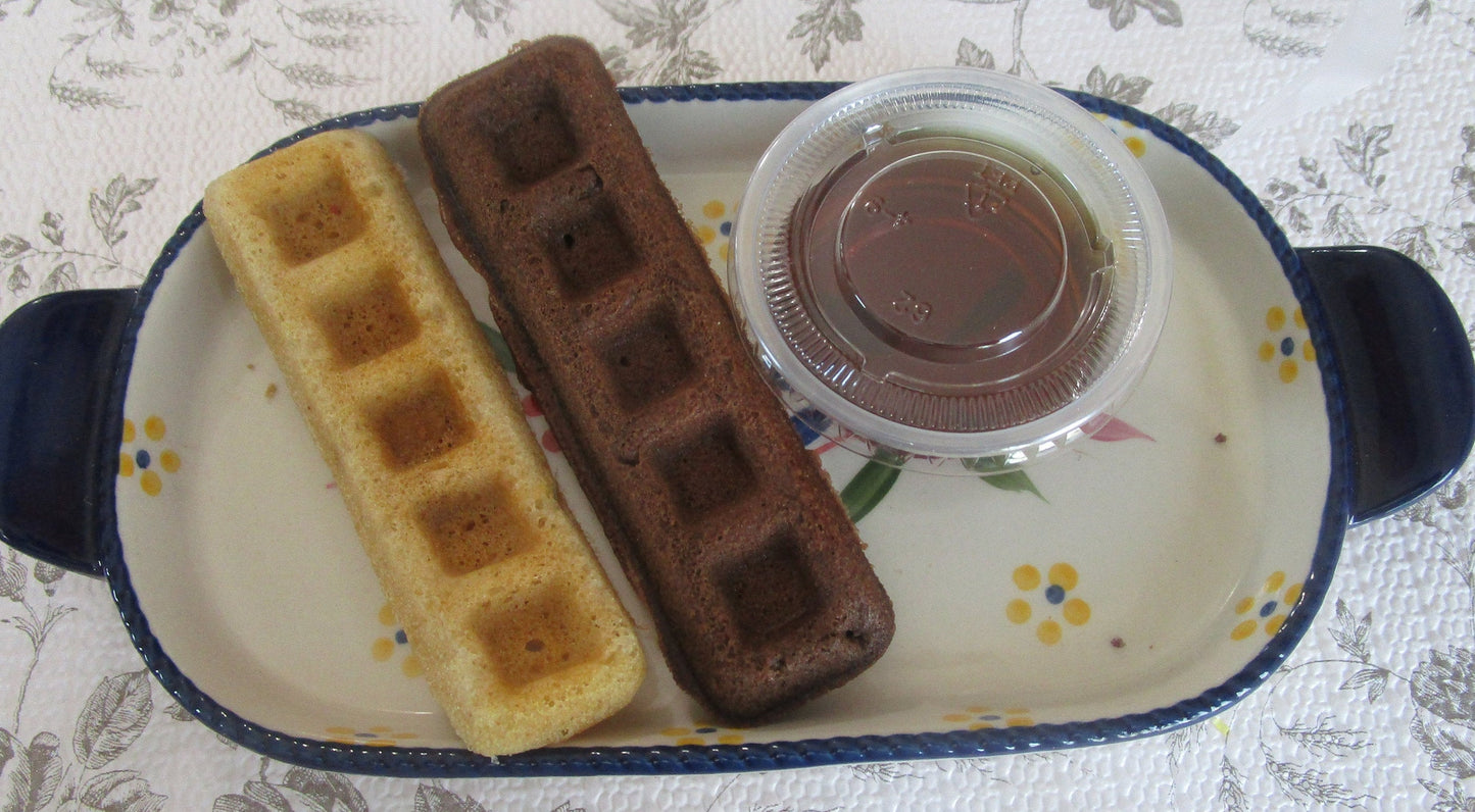 Donut Waffle Stick, Gluten Free, Dairy Free, Egg Free, Vanilla, Chocolate, Maple Syrup, No Refined Sugar, Brunch, Nut Free, Easter, Low Fat
