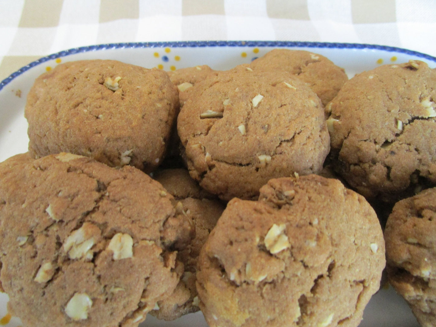 Protein Cookies, Gluten Free, Egg Free, Dairy Free, Anabolic, Vegan, Collagen, No refine Sugar, Low Calorie. Low Carb, Low Fat, High Fiber