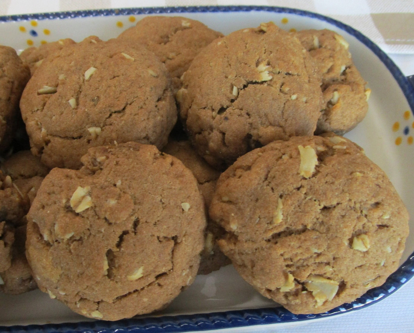 Protein Cookies, Gluten Free, Egg Free, Dairy Free, Anabolic, Vegan, Collagen, No refine Sugar, Low Calorie. Low Carb, Low Fat, High Fiber