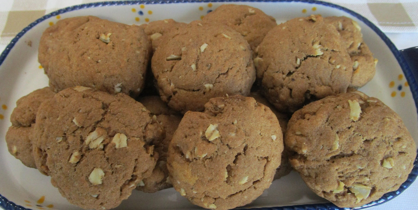 Protein Cookies, Gluten Free, Egg Free, Dairy Free, Anabolic, Vegan, Collagen, No refine Sugar, Low Calorie. Low Carb, Low Fat, High Fiber