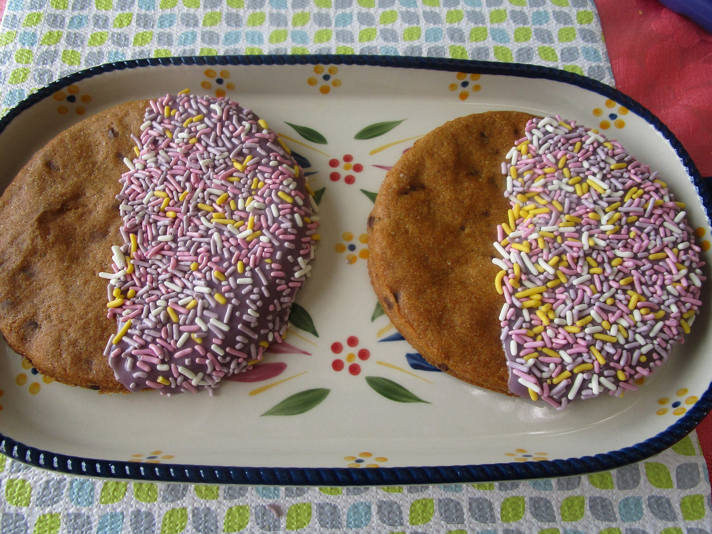 Chocolate Chip Cookies, Gluten Free, Egg Free, Dairy Free, School Safe, Peanut Free, Birthday Favor, Jumbo Size, Low Sugar, No refined sugar