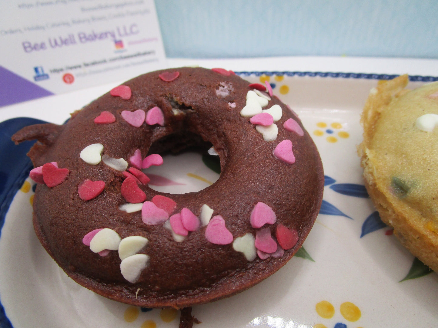 Donuts, Gluten Free, Dairy Free, Egg Free, Bakery Size, Vegan, Hearts, Vanilla, Chocolate, Wedding, Anniversary Gift, Love, No Refined Sugar