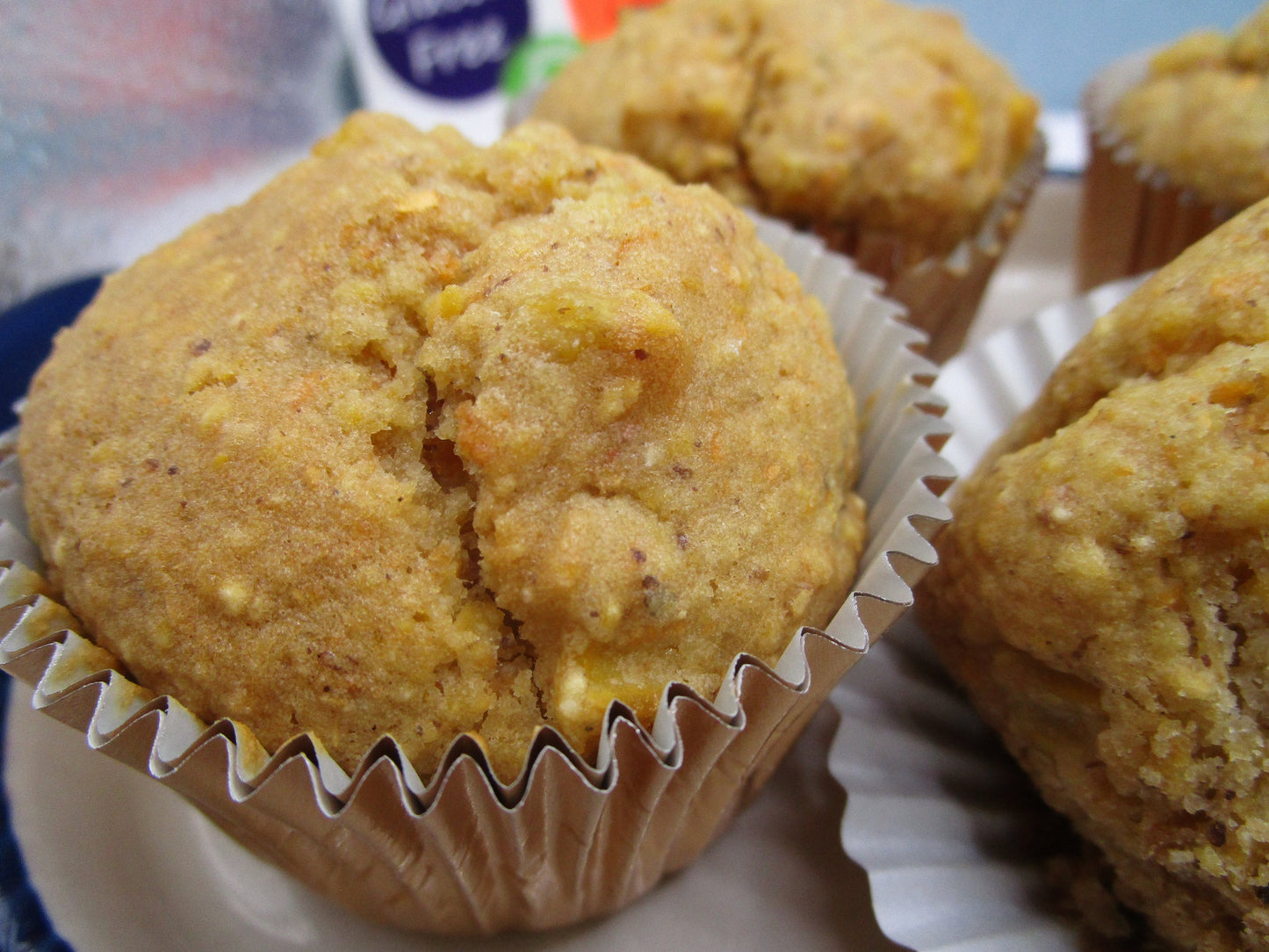Corn Muffin, Gluten Free, Egg Free, Dairy Free, Vegan, No Refined Sugar, Nut Free, Brunch, Maple Sugar, Picnic, Low Fat, Non-GMO, BBQ, Snack