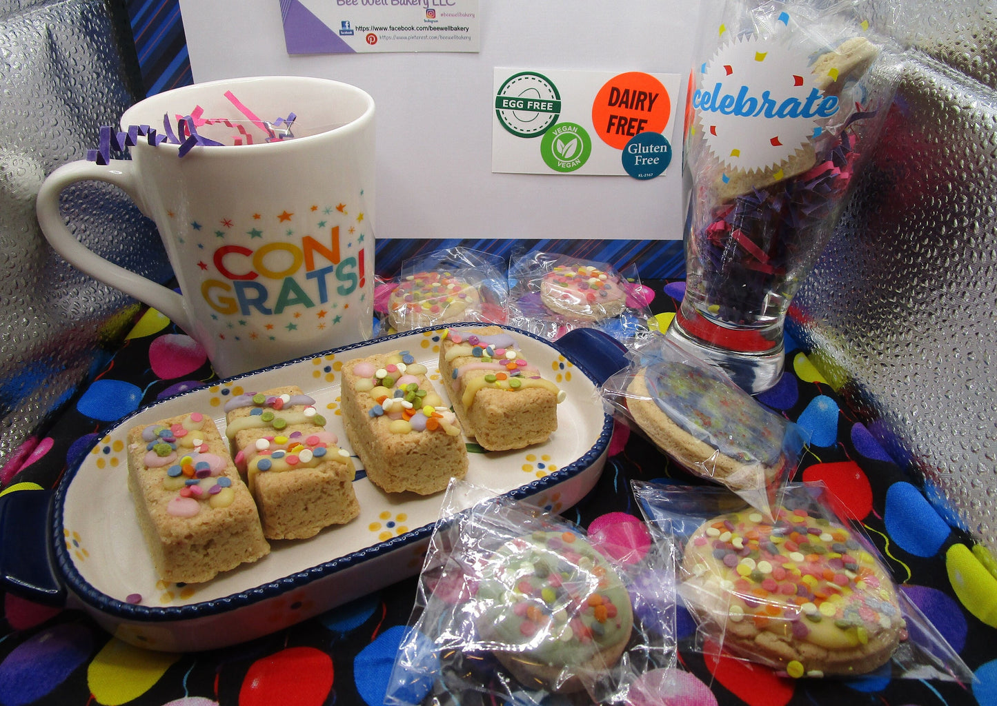 Gift, Gluten Free, Sugar Cookies, Egg Free, Dairy Free, Thank you, Teacher Appreciation, Congratulation, Happy Birthday, Graduation, Nurse